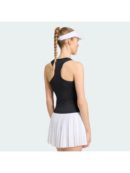 KOSZULKA BEZ RĘKAWÓW CLUB TENNIS CLIMACOOL MIDI czarna