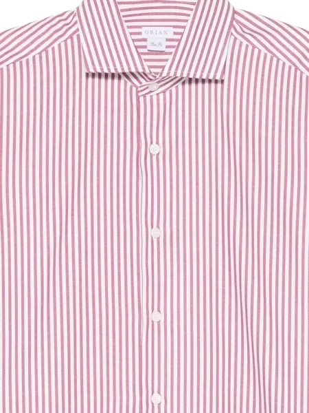 Pruhovaná košile Orian červená