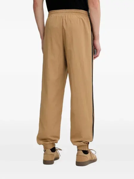 Pantaloni Adidas tricotate cu autograf alergare albastru