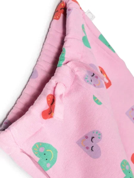 Legginsy dziecięce Stella Mccartney różowe