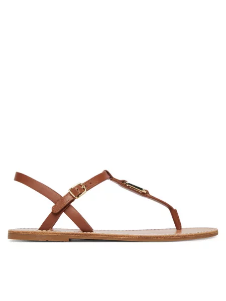 Chiloți Tommy Hilfiger din piele maro