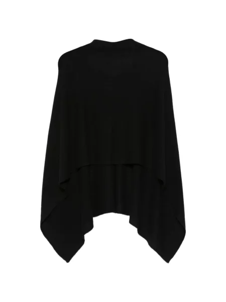 Poncho Beyou cu decolteu în V negru