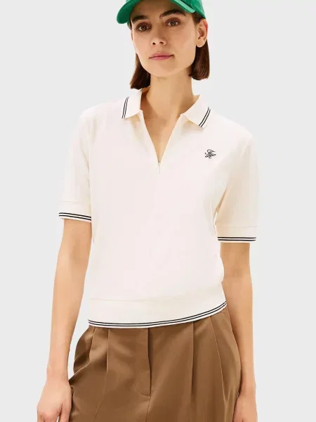 Поло Tommy Hilfiger біле
