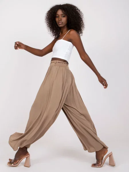 Pantaloni Fashionhunters bej