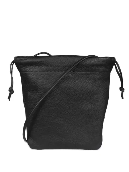 Кожаный боди Il Bisonte черно