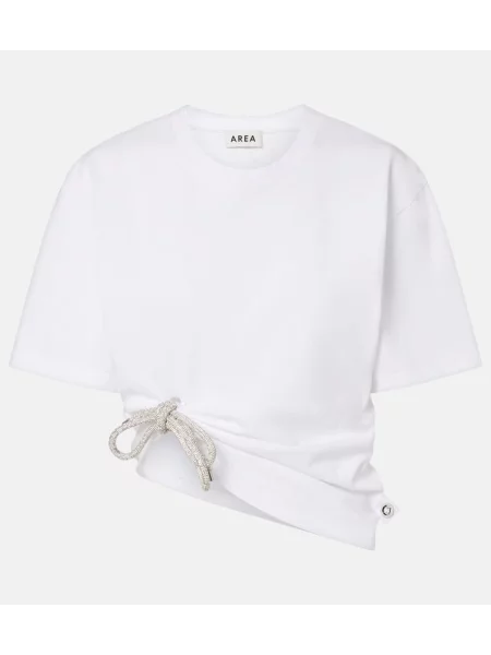Koszulka Area z dżerseju biała