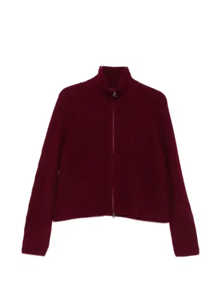 Cardigan Lisa Yang tricotate roșu