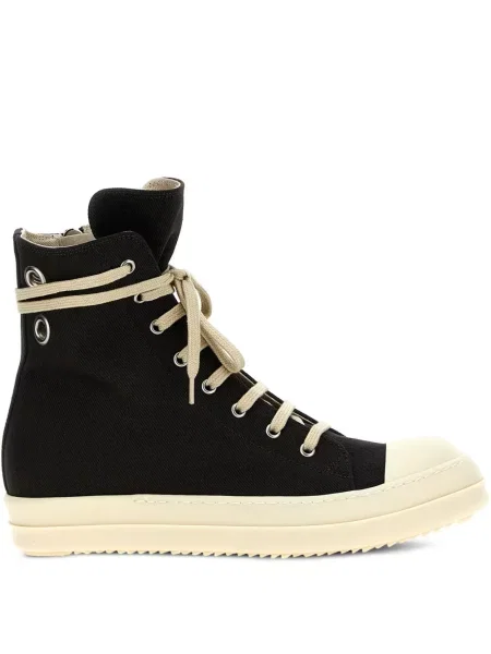 Sneakersy Rick Owens Drkshdw sznurowane koronkowe czarne
