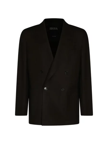 Sacou Zegna cu două rânduri de nasturi maro