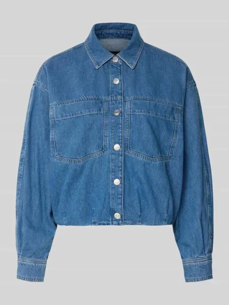 Kurtka dżinsowa z na piersi model Imke' Joop! niebieska