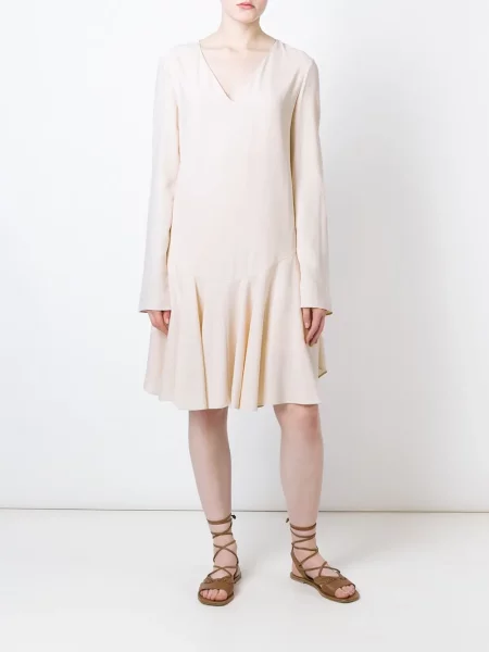 Rochie Chloé evazată roz