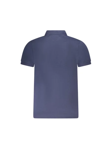 Tommy Jeans polo granatowy gładki niebieska