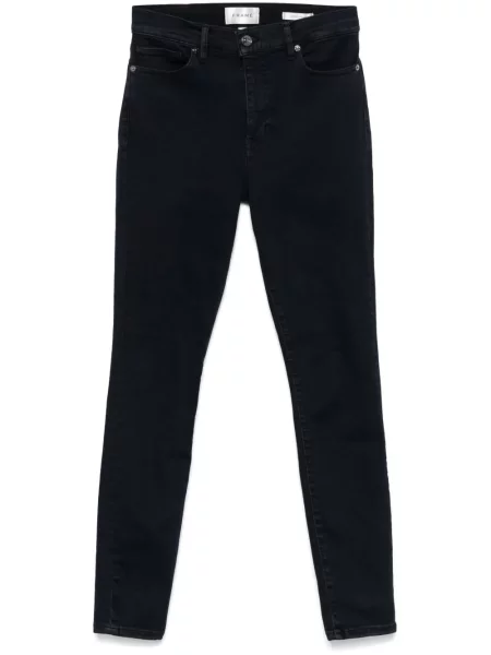 Skinny jeansy skinny Frame niebieskie