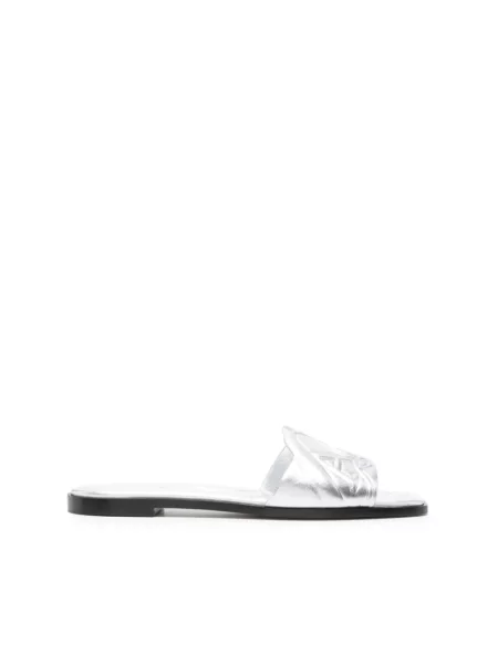 Klapki Alexander Mcqueen szare