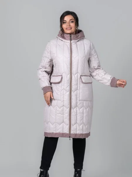 Зимова куртка All Posa рожевий
