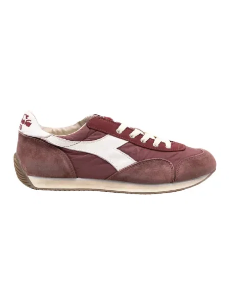 Sneakersy Diadora skórzane brązowe