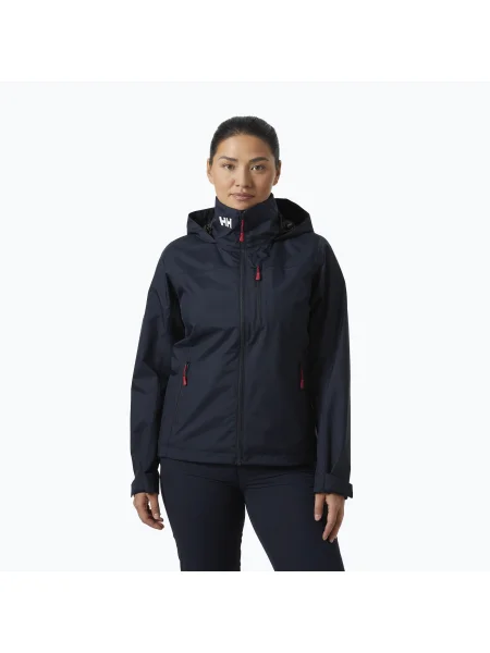 Geacă de navigație pentru femei Helly Hansen Crew Hooded navy albastru închis