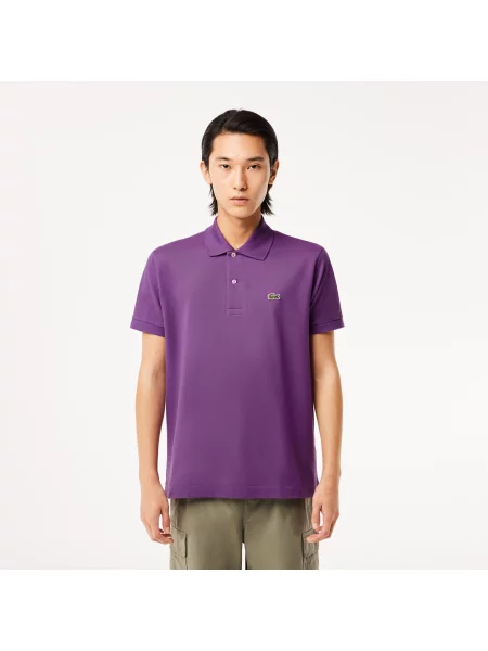 Lacoste Koszulka Polo Classic Fit fioletowy