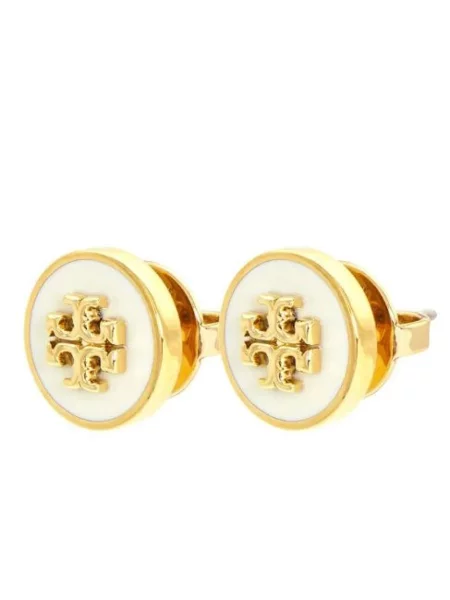 Kolczyki Tory Burch żółte