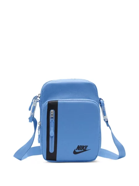 Șapcă Nike tricotate cu imagine cu decolteu rotund albastru