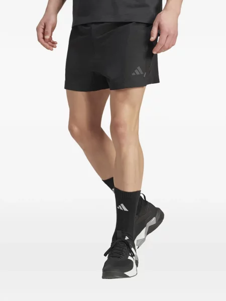 Gulerat fotbal pantaloni scurți Adidas din jerseu albastru