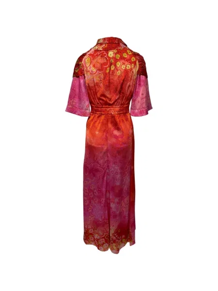Rochie Peter Pilotto cu model floral cu imagine de costum roșu