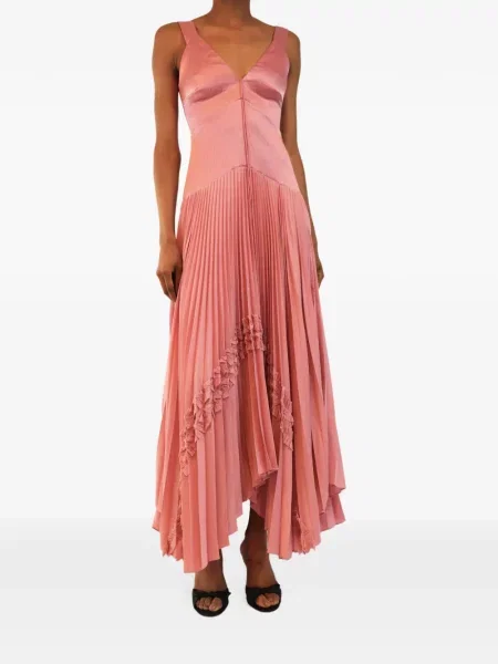 Rochie maxi Alexis fără mâneci roz