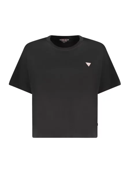 Koszulka Guess z krótkim rękawem czarna