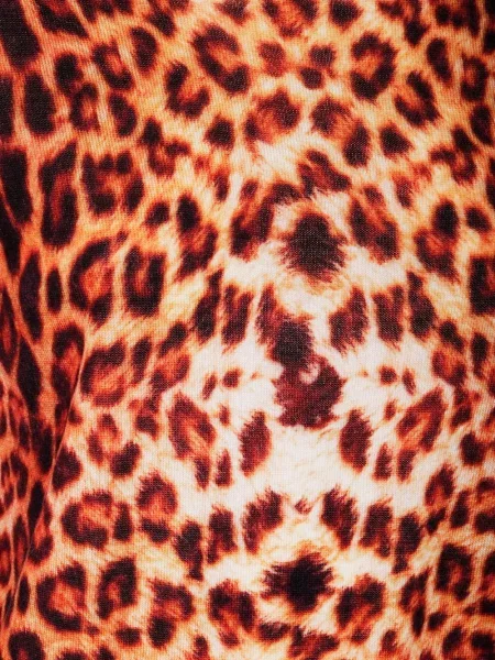 Pulover In Bed With You de lână cu imagine cu model leopard portocaliu