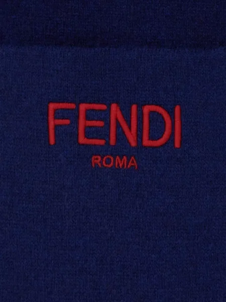 Szal dziecięca Fendi niebieska