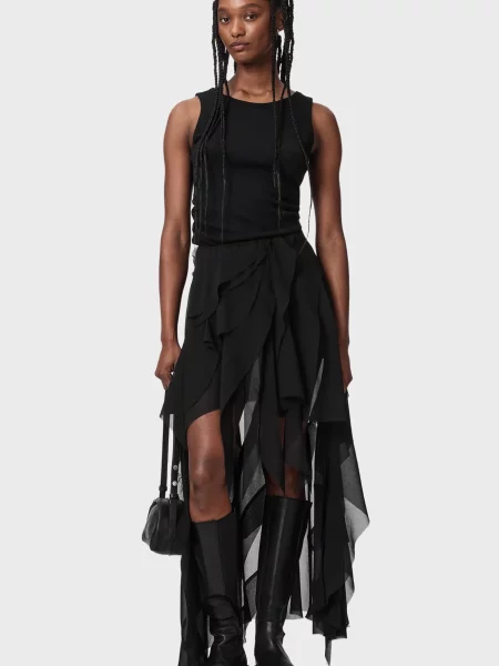 Юбка Allsaints черная