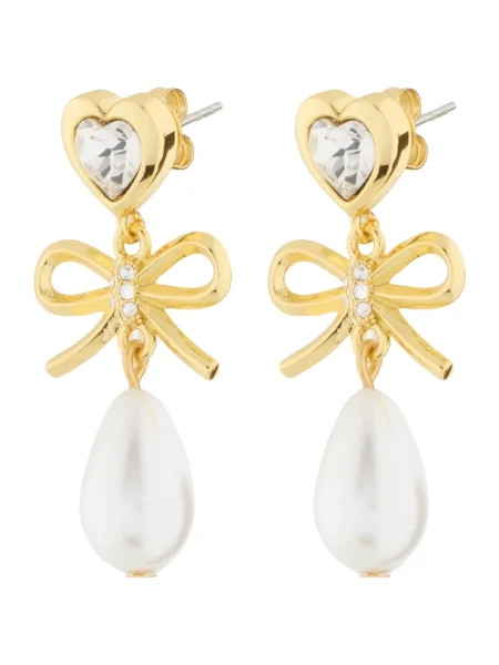 Ted Baker Uhani IVY zlata / transparentna / biserno bela