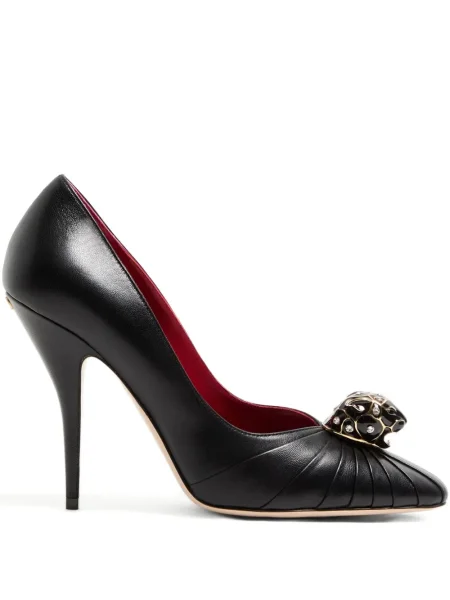 Pantofi cu toc Valentino Garavani plisate negru