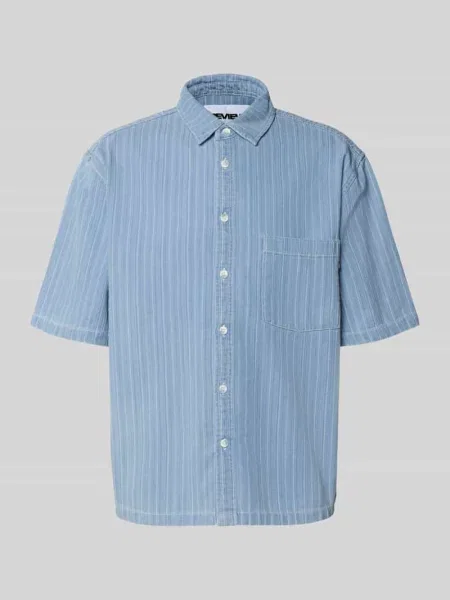 Nowoczesny krój modern fit koszula casualowa z fakturowanym wzorem Review