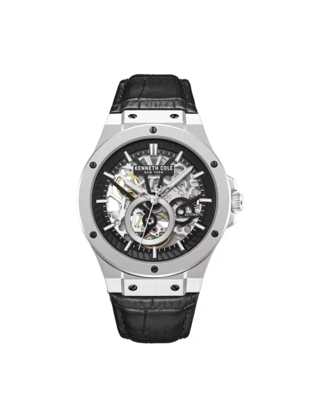 Kenneth Cole Analogové hodinky Automatic watch Automatic Round' černá