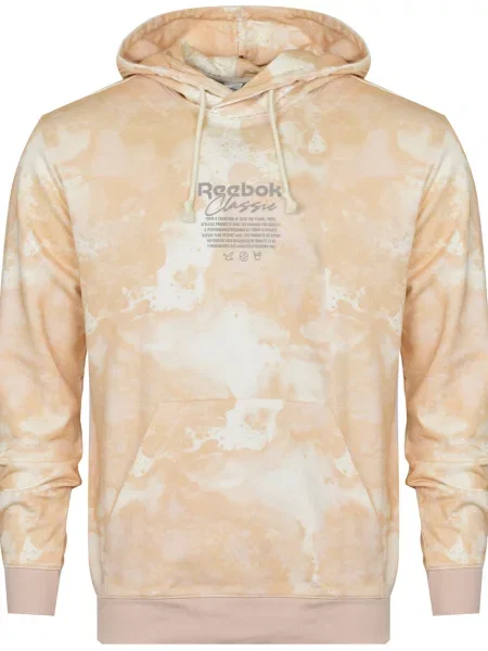 Grafika hoodie Reebok oranžna