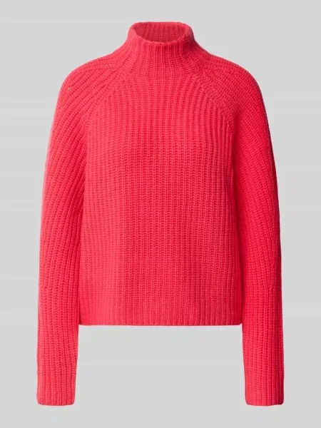Sweter z dzianiny z mieszanki bawełny i kaszmiru model LONA' 0039 Italy