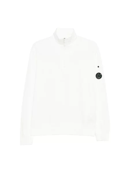 Lniana bluza polarowa C.p. Company biała