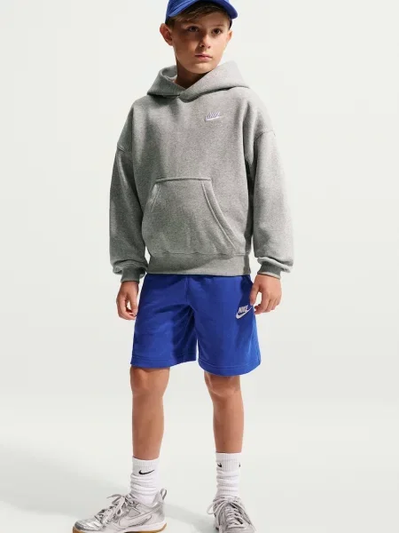 Nike кофта з капюшоном дитяча з бавовною Sportswear Club Fleece