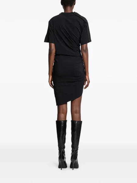 Rochie Mugler asimetrică negru