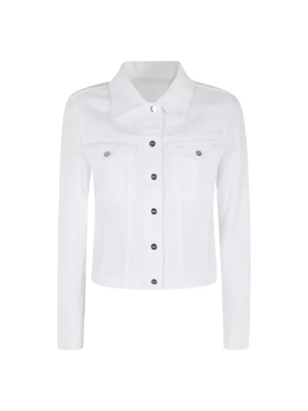 Kurtka jeansowa Dondup biała