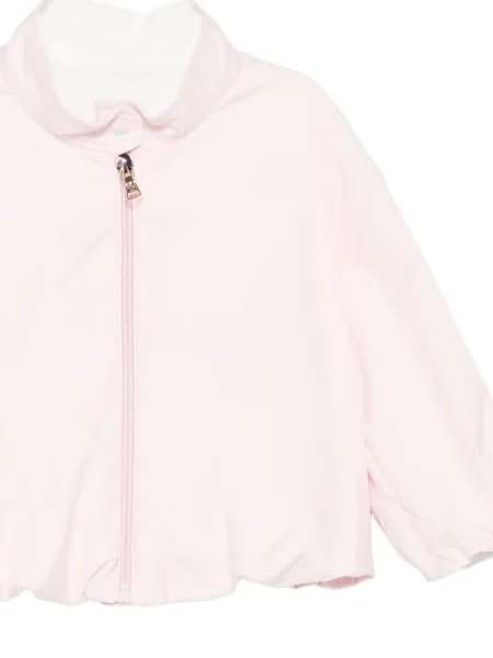 Kurtka dziecięca Moncler Enfant różowa