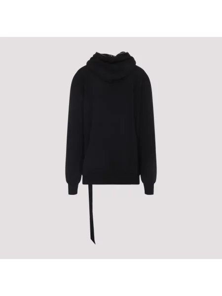 Bluza z kapturem Rick Owens z kapturem czarna