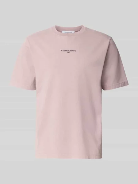 T-shirt o kroju regular fit z czystej bawełny Maison Kitsune