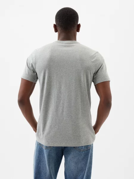 GAP Tricou bleumarin / deschis gri