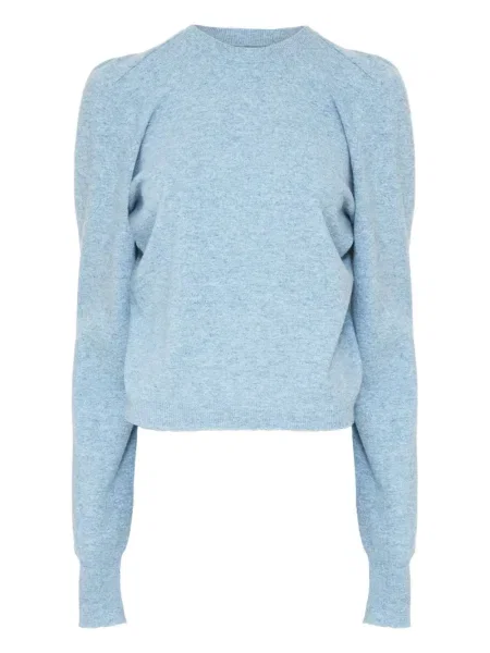 Вълнен пуловер Maison Margiela синьо