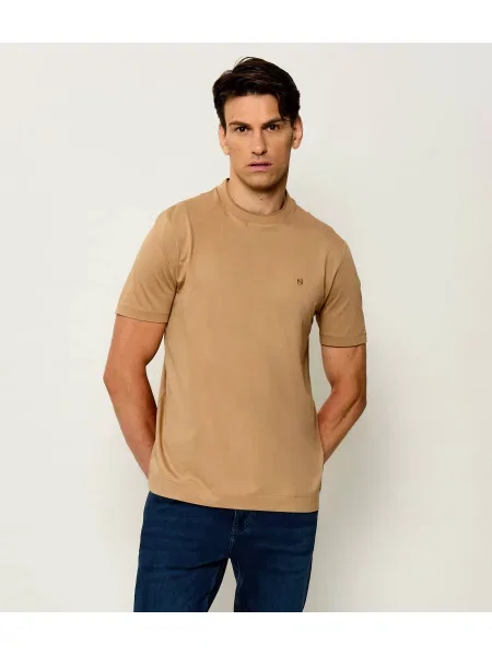 BOSS BLACK Tricou C-Taut 82 | mercerizat negru