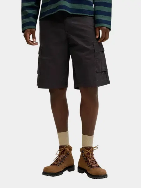 Повсякденні шорти JACK & JONES COLE MATTY CARGO SHORT чорний