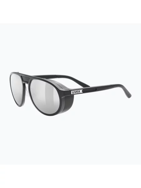 Okulary przeciwsłoneczne UVEX MTN Classic Pure black matt/mirror silver czarne
