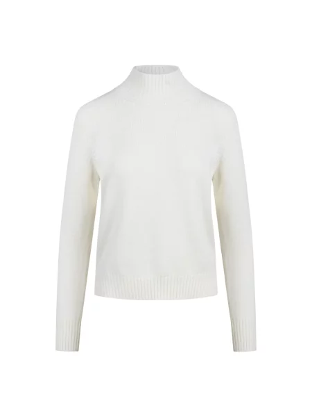 Sweter z golfem Gran Sasso biały